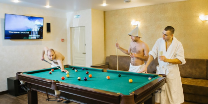 Cауна с бильярдом в Нижнем Новгороде